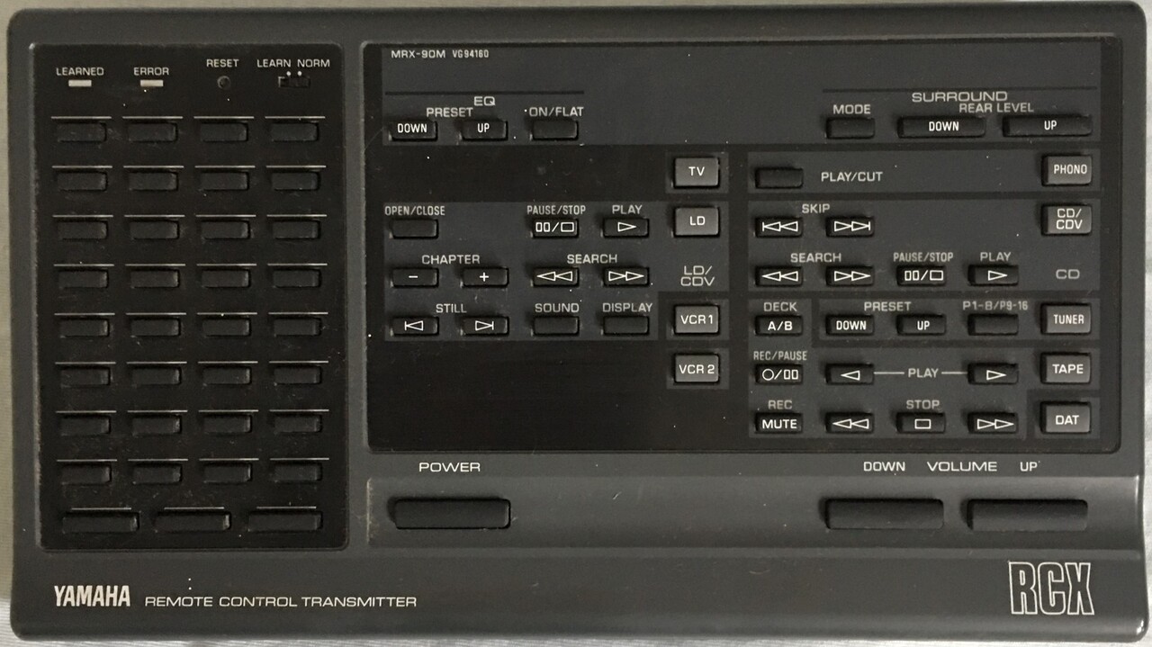 Yamaha MRX-70 Remote Control